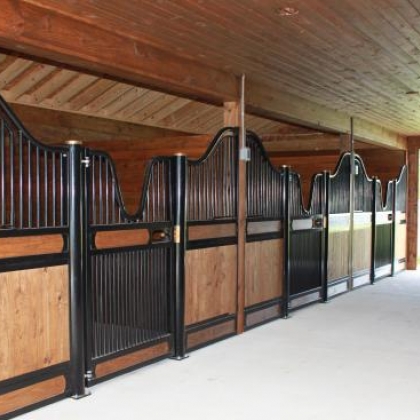 Custom Euro Stalls by Saratoga Stalls